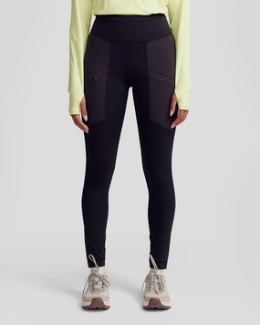 Casual Wearable Premium Stretch Women??s Ridge Leggings - Black Stingray