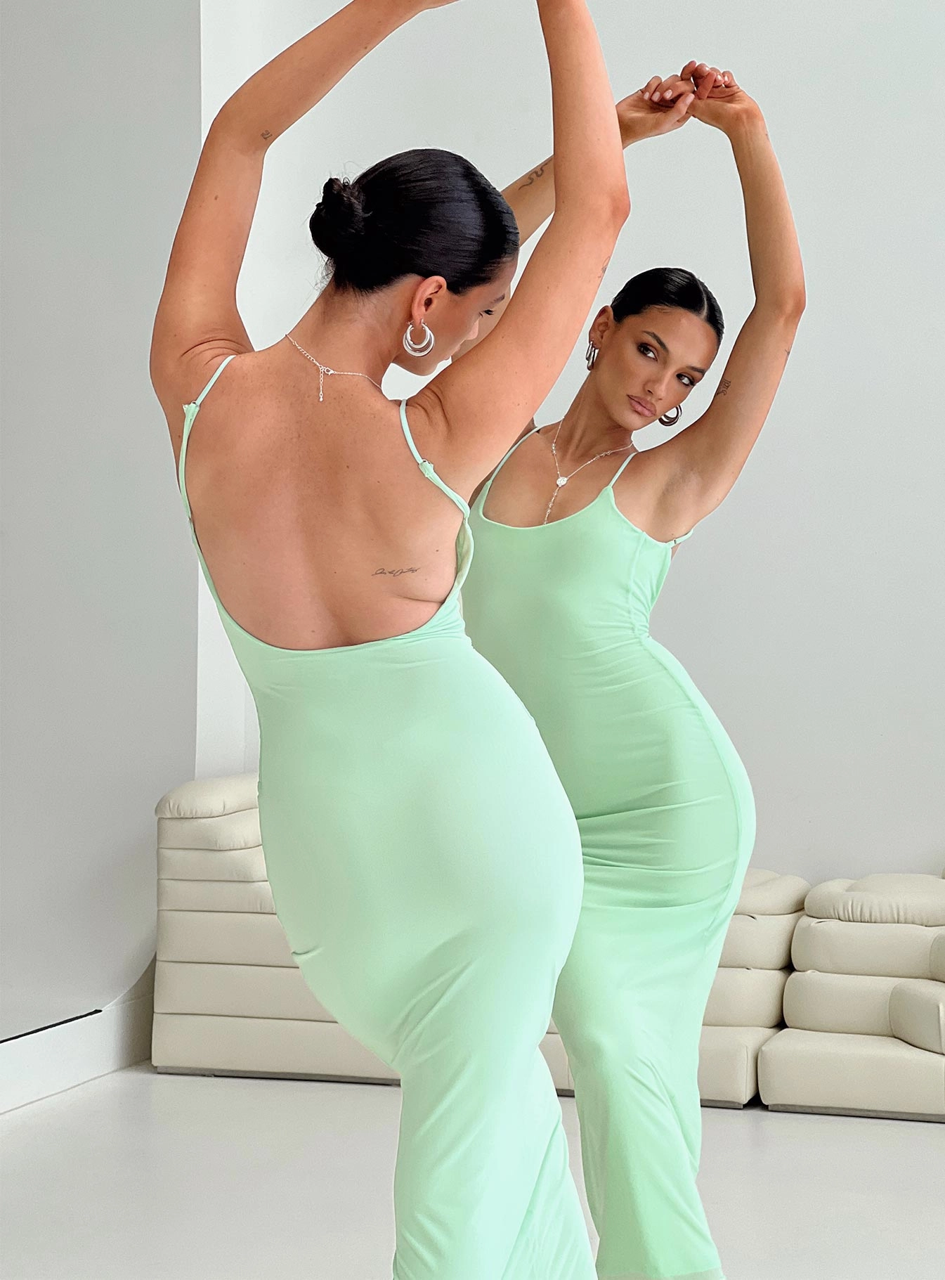 Fall Ready Knox Maxi Dress Mint