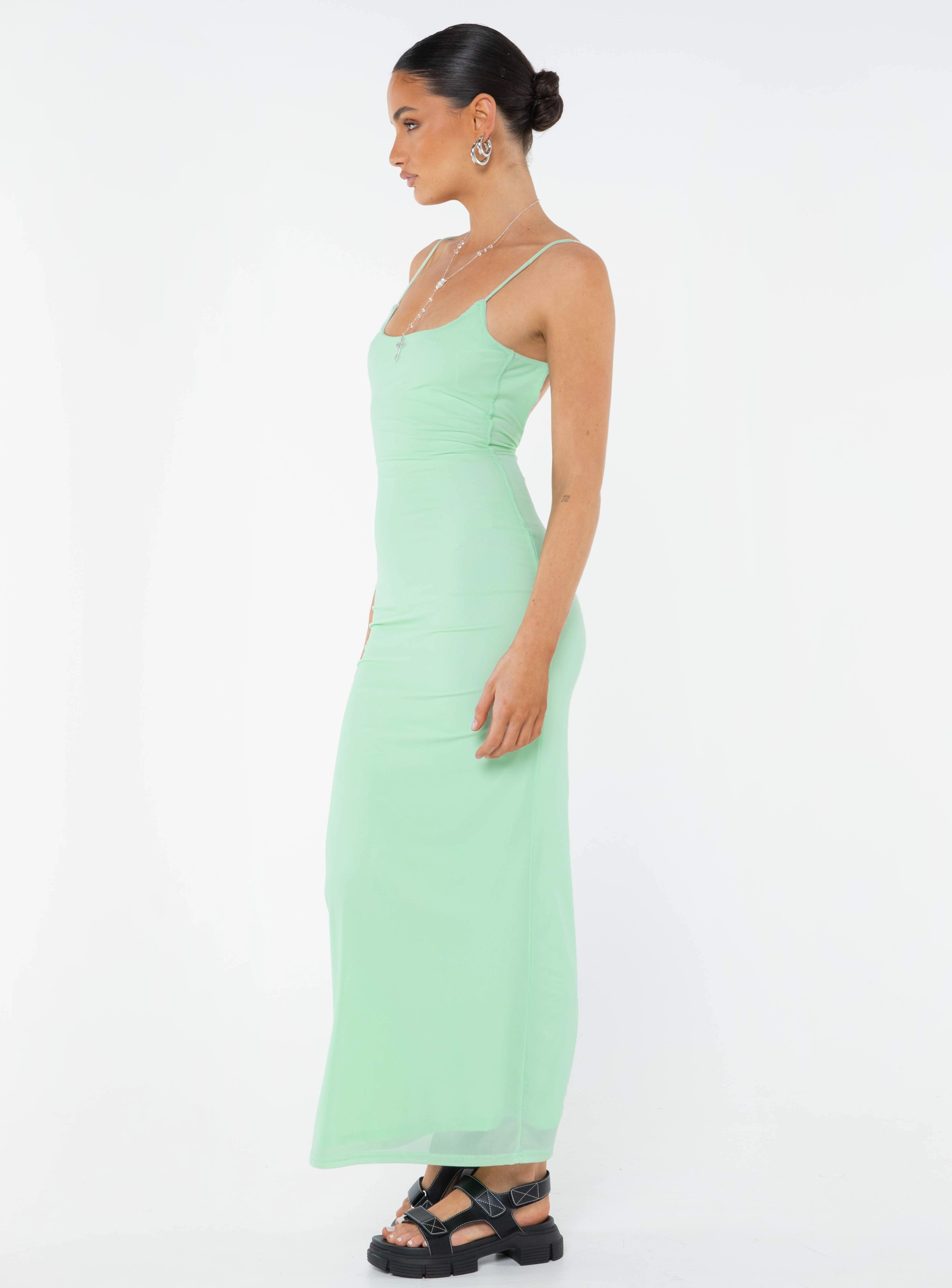 Knox Maxi Dress Mint Elegant Layer