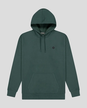 Women's Peak Badge Slouchy Brushed Hoodie - Deep Forest Chill Mode Quick Comfort