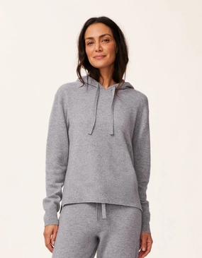 unsubscribed cashmere hoodie Comfy Knit Look Simple Comfort