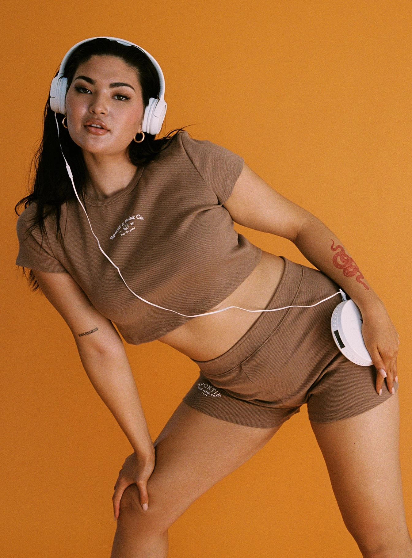 Sportsmanship Bike Shorts Brown On Trend