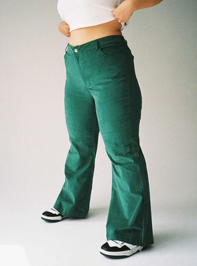 Nadia Pants Green Curve RecycledPolyester