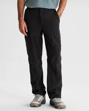 Tapered Look Water Resistant Men's EVRY-Day Cargo Pants - Black
