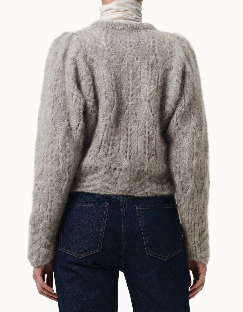 Citizens of Humanity Odette Cardigan Snug Fit Modern Turtleneck Style