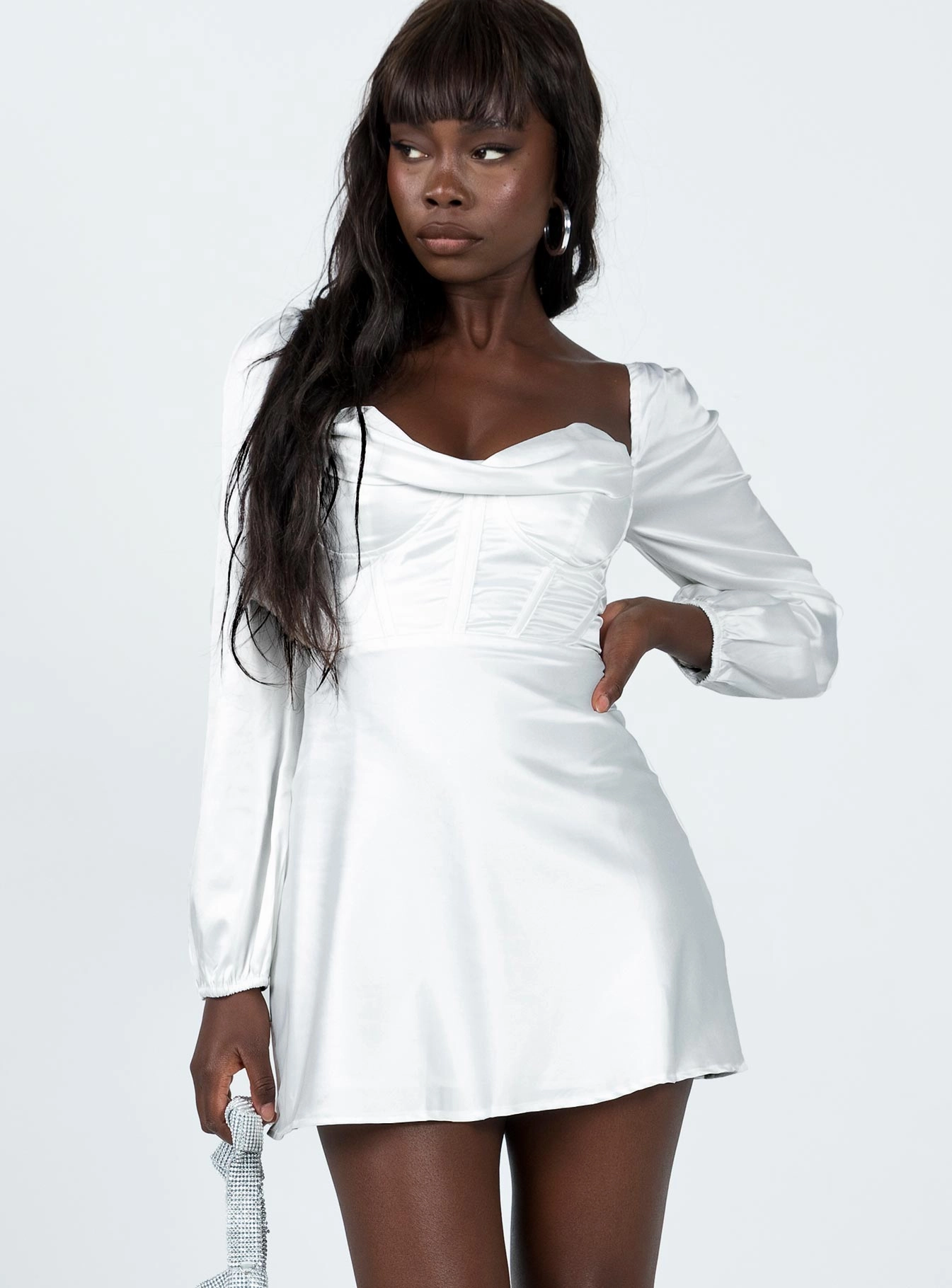 Spotlight Long Sleeve Mini Dress Fall Layer