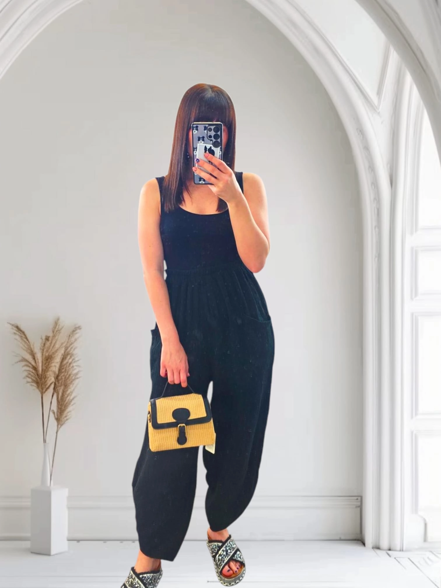 Frankie Tulip Trouser Black Stylish Comfort Tagless label
