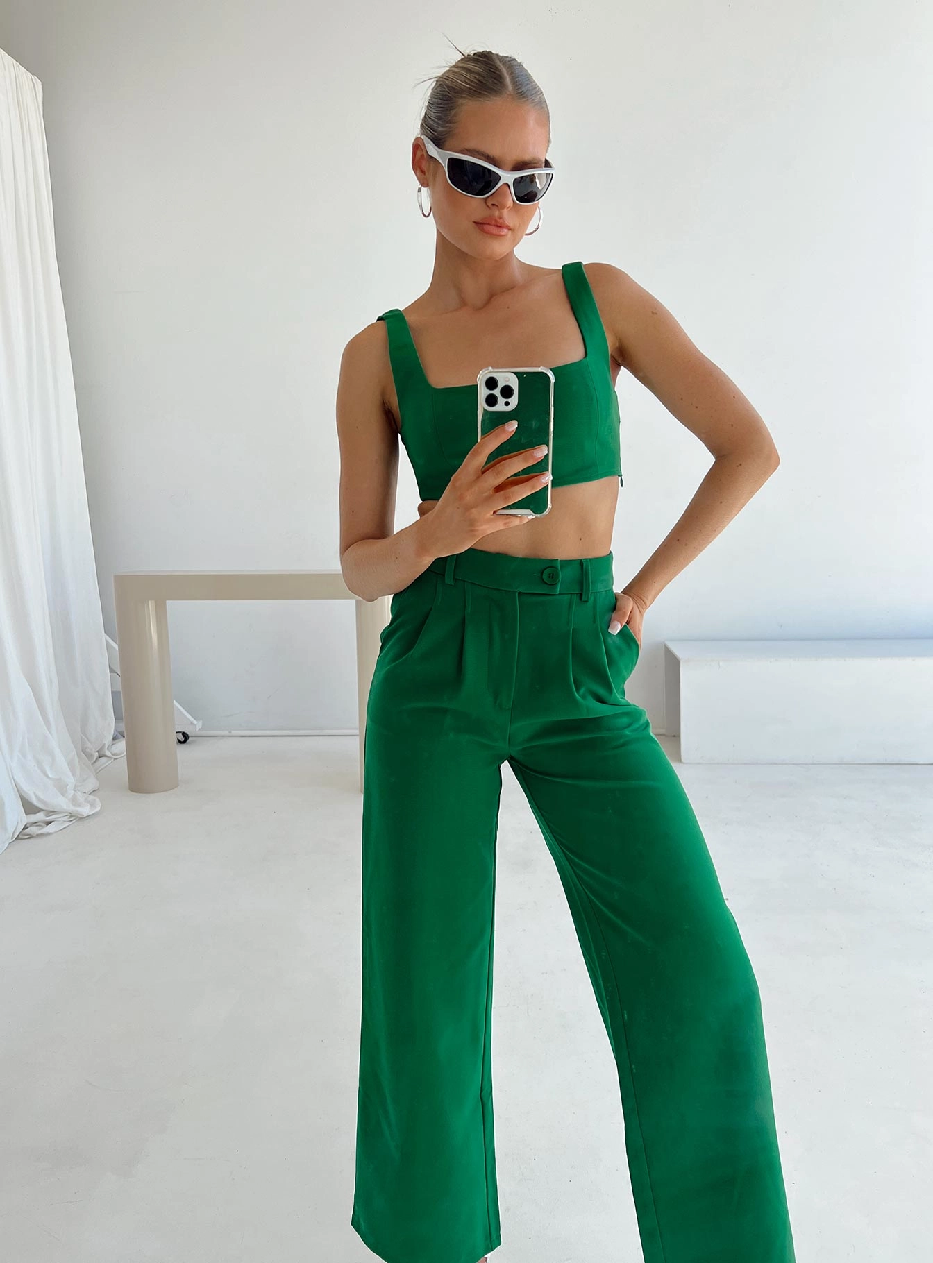 Unisex style Huxley Set Green