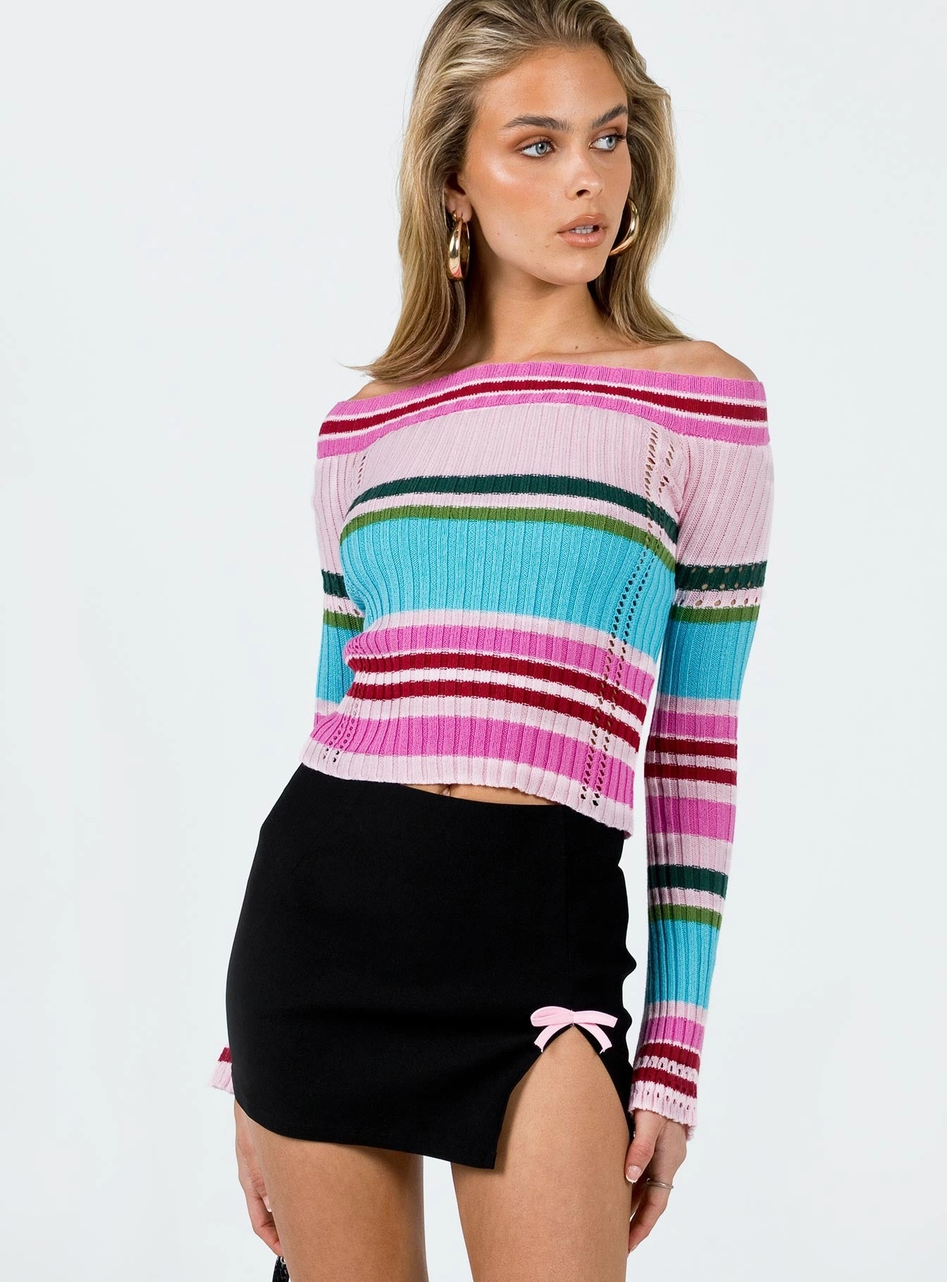 Motel Wei Skirt Black Maximalist look gentle style