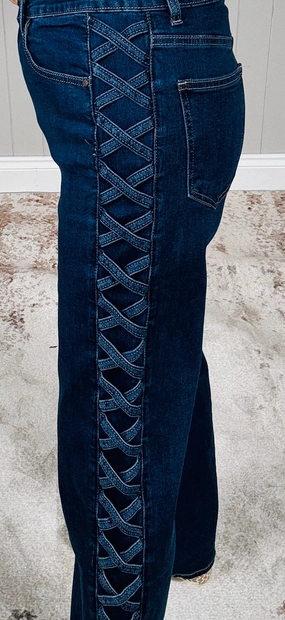 Mexicana Wide Leg Jeans Stretchable Fit