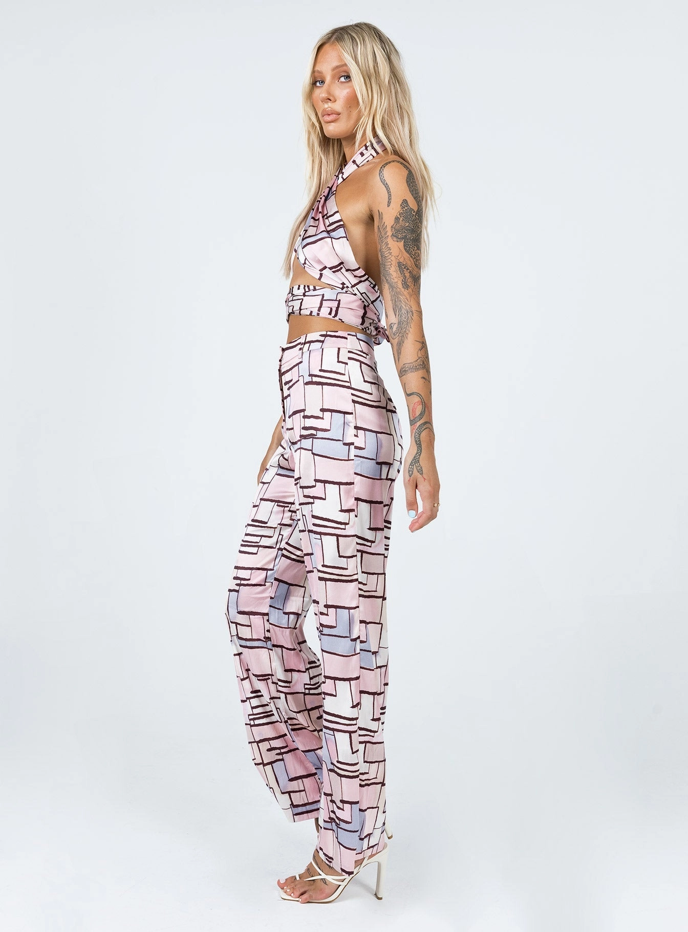 Sara Pants Pink Multi All Occasion