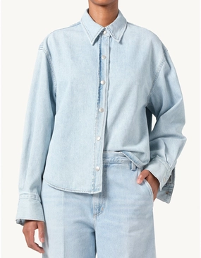 agolde laurel shirt Striped style