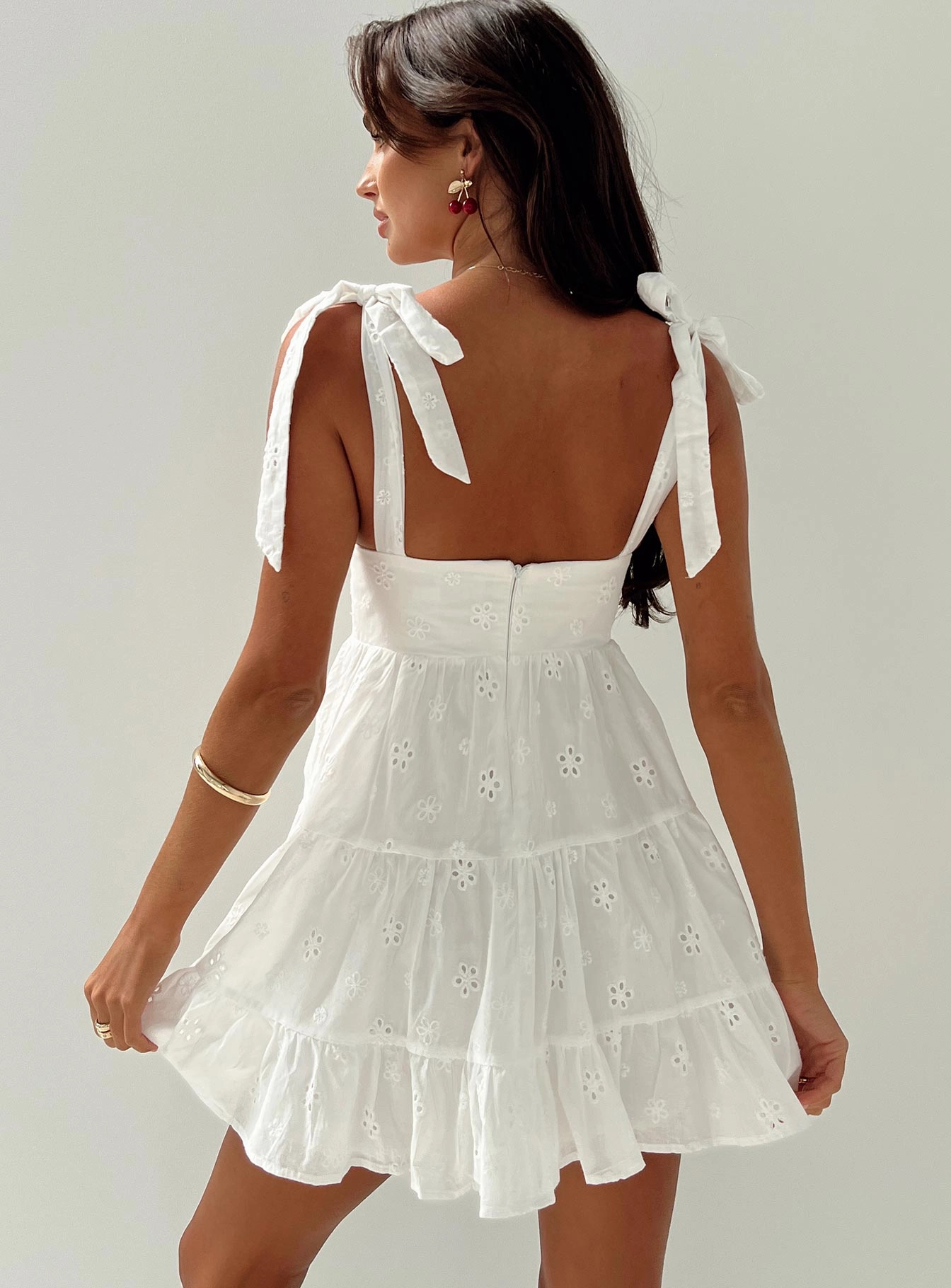 Galvis Mini Dress White Day Outfit