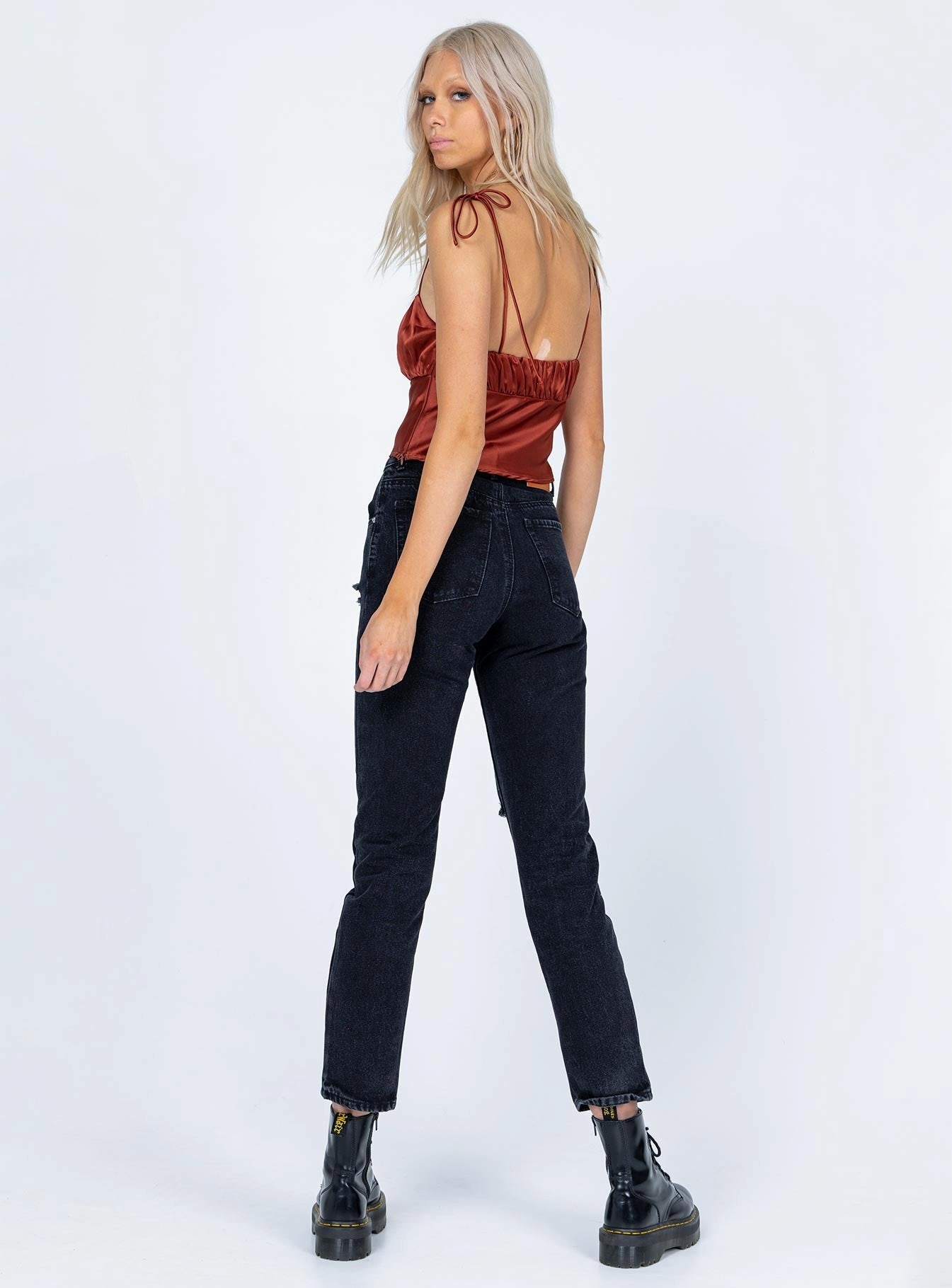 Day To Night Charleston Denim Jeans Black