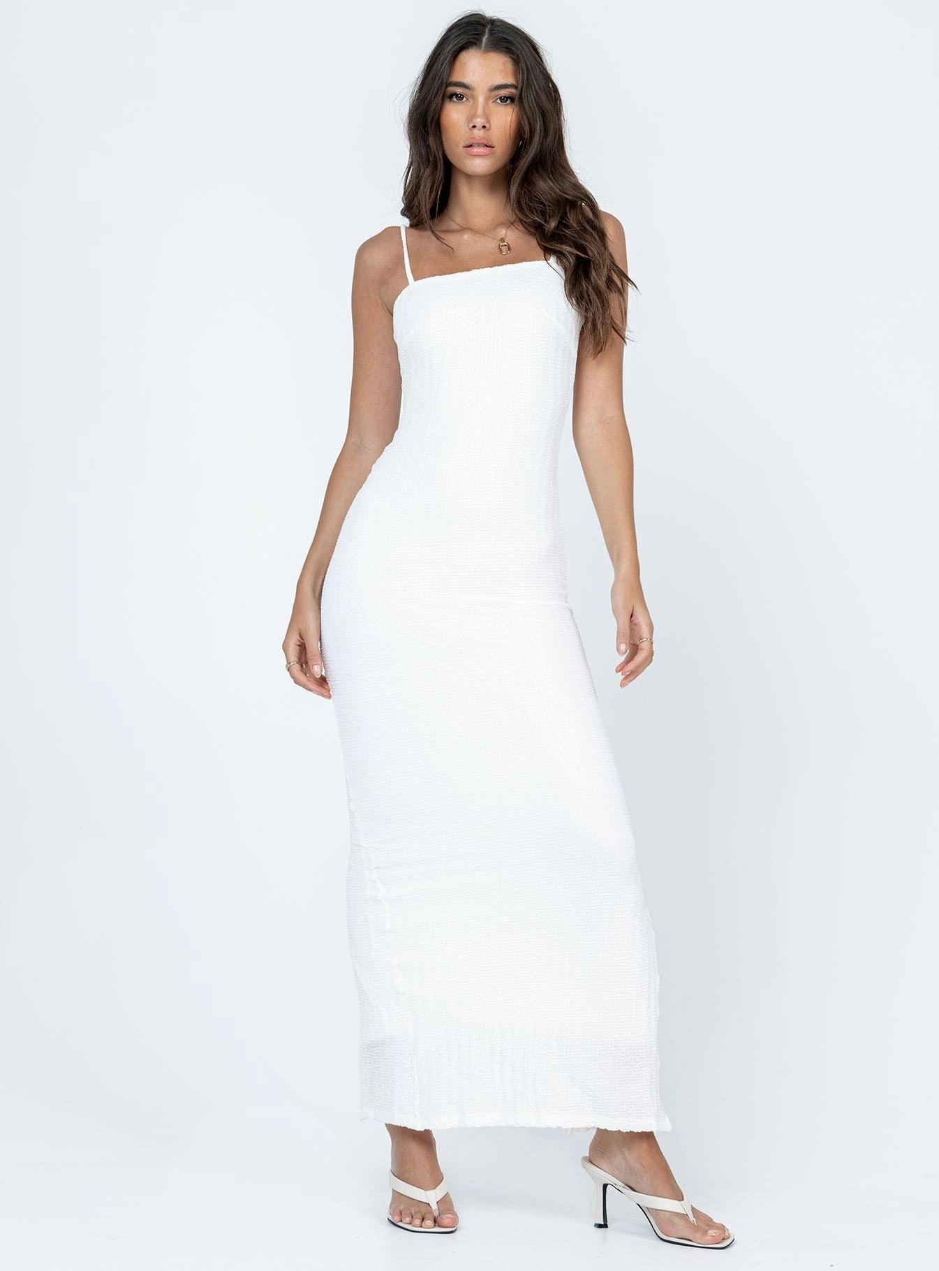 Buella Maxi Dress White Stream Cut