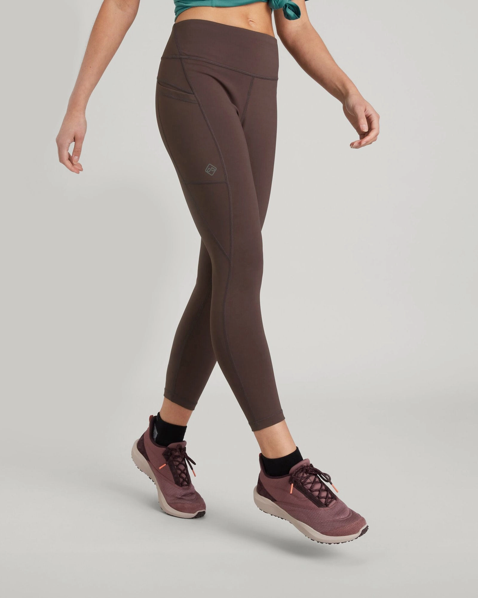Quick Adjust Fit Tear Resistant Fabric Women's ULT-Hike 7/8 Leggings - Dark Quartz