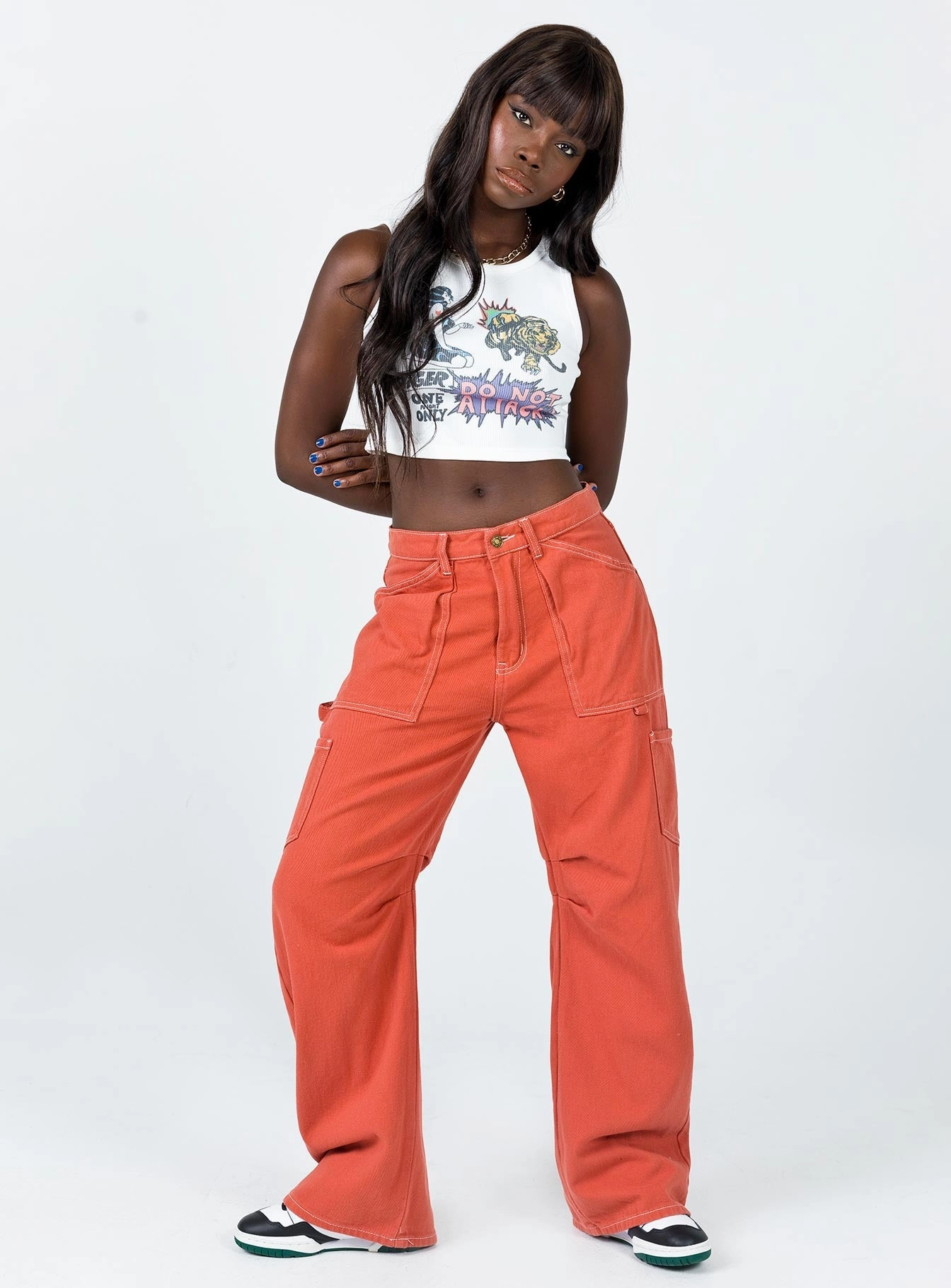 Miami Vice Pants Red Stretch Free Fit Total Fit
