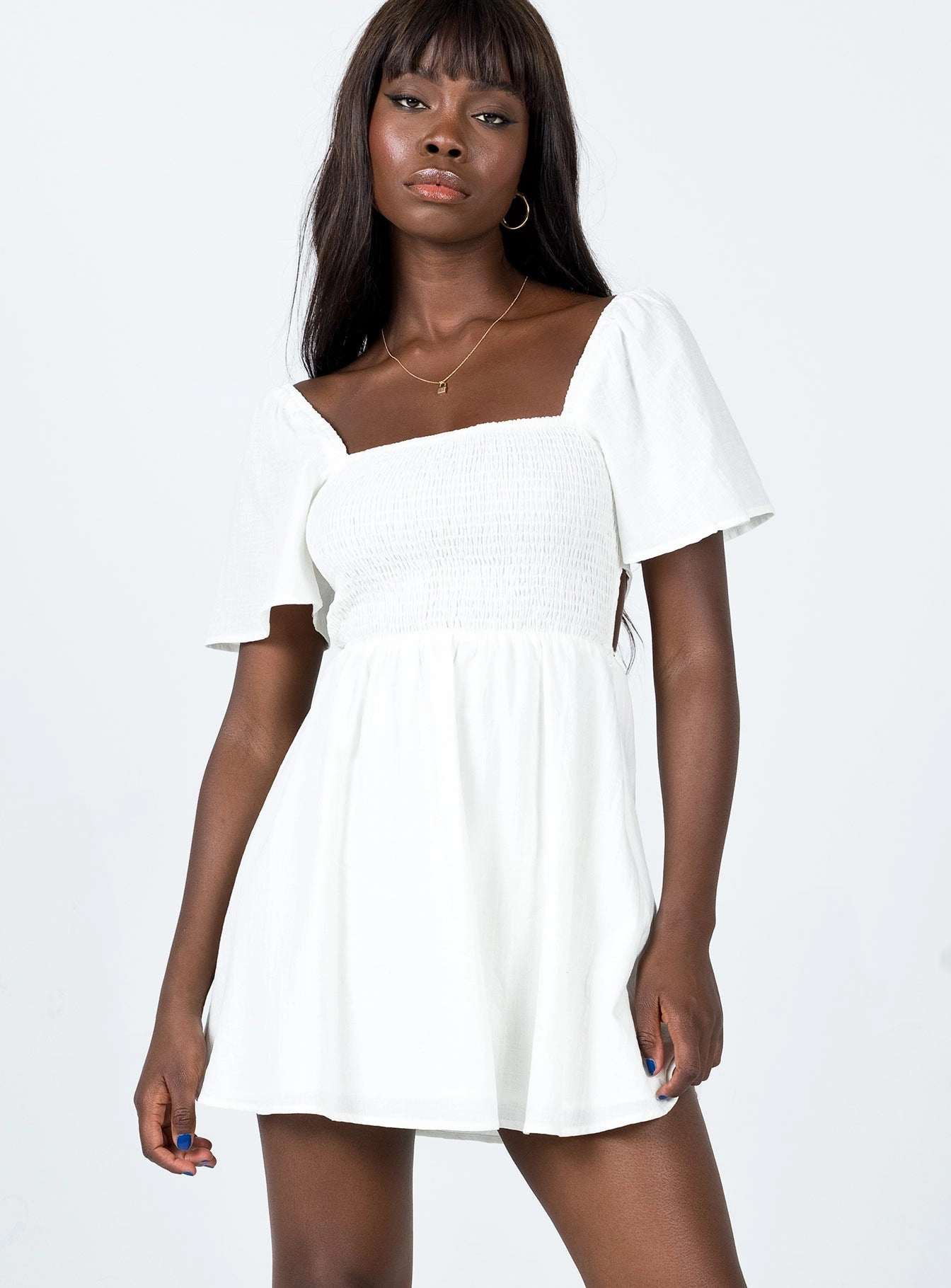 Summer Nights Mini Dress White Smart And Comfortable Balanced feel