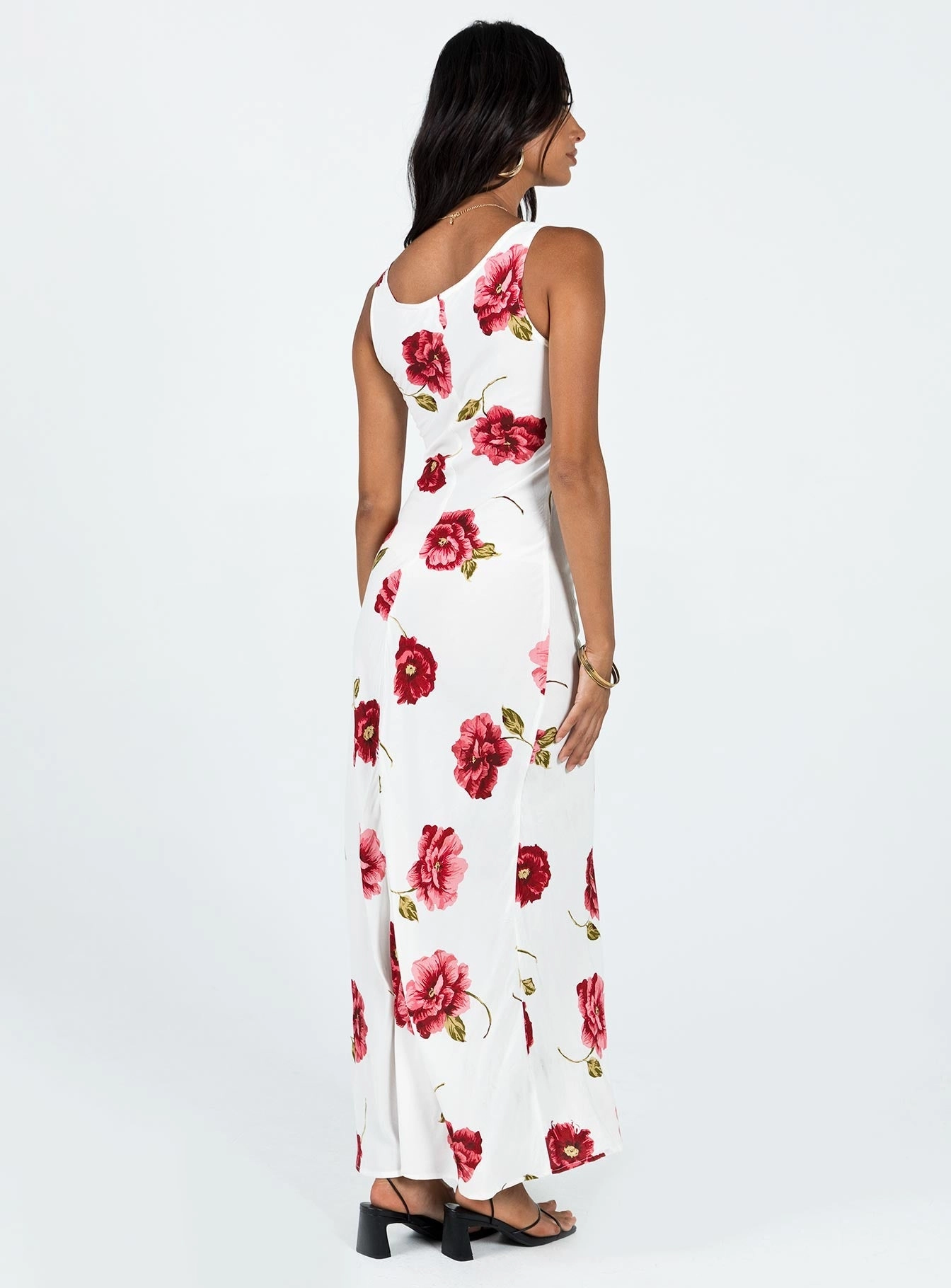 Malina Maxi Dress Red Multi Elegant Appearance