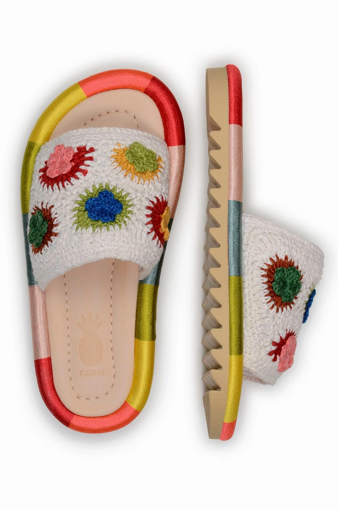 Sunset Crochet Slide Sandal Sunny Day
