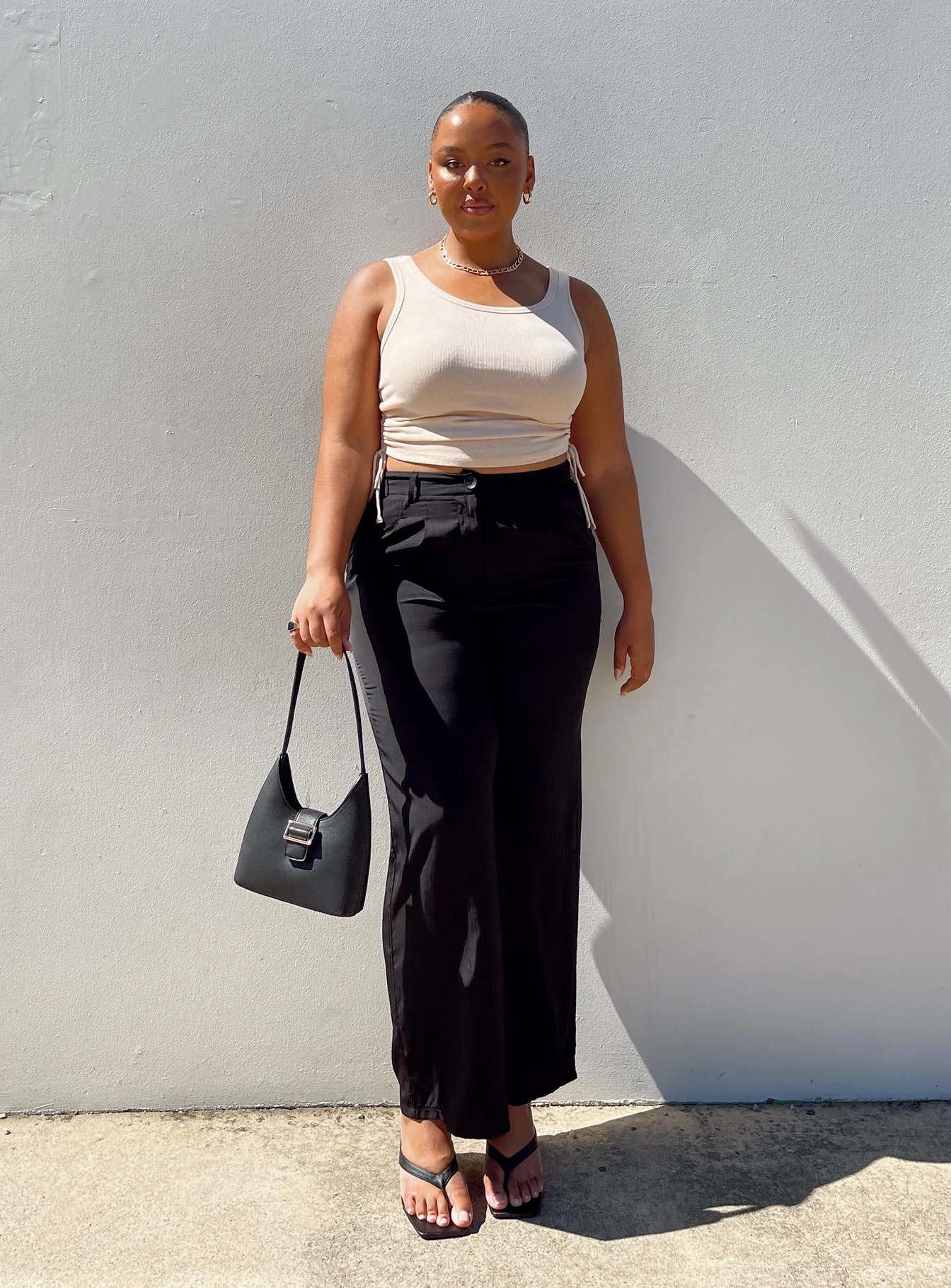 Kacey Pants Black Curve Light Fit