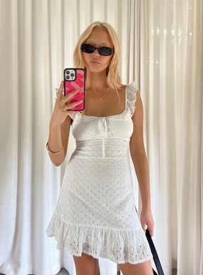 Dreamery Mini Dress White Young Edge