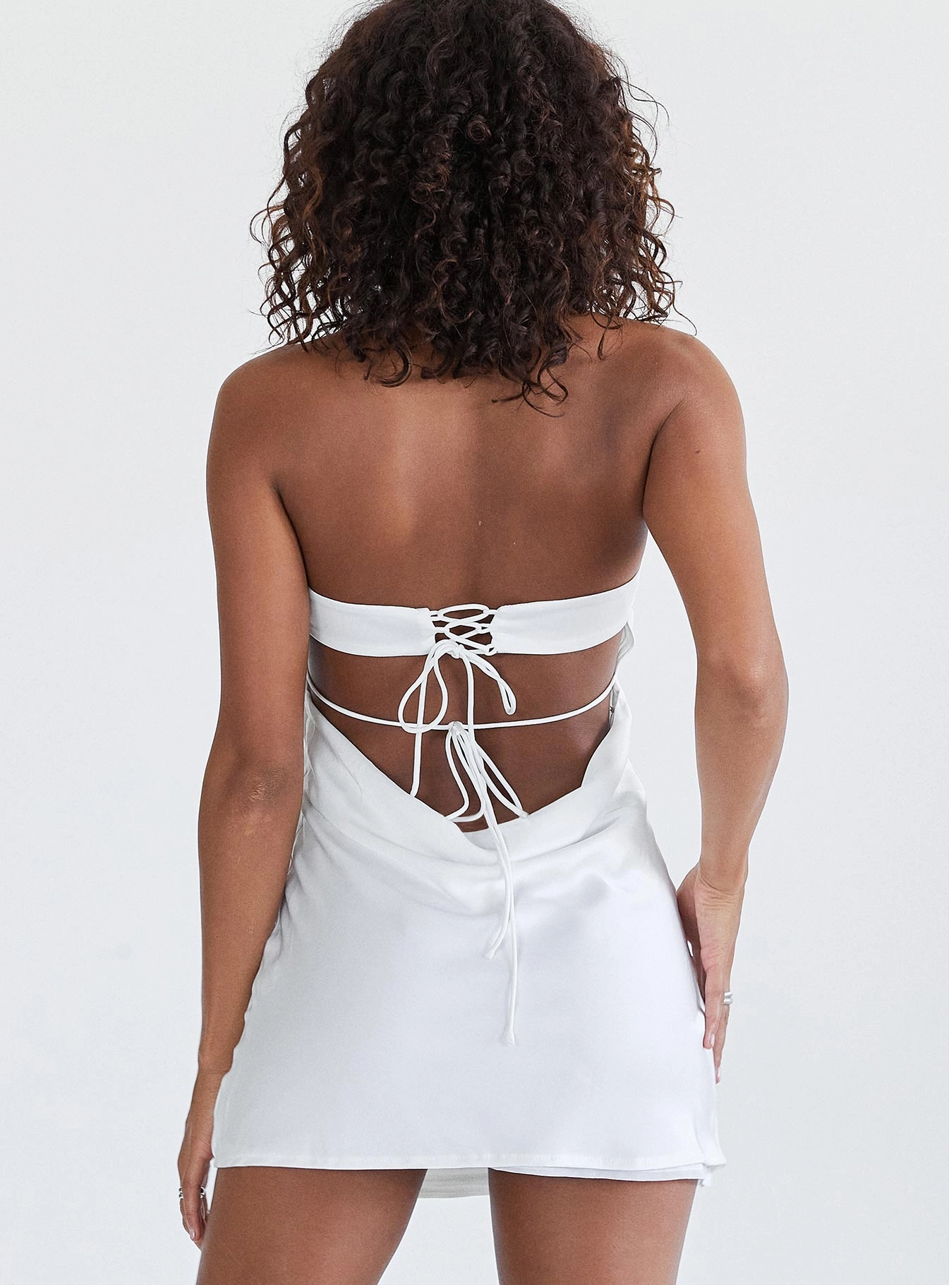 Versatile Style Wear Sleeveless Take Me Back Mini Dress White