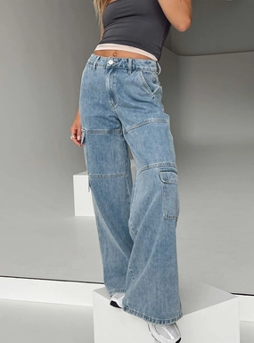 Daily Clothing Tamba Cargo Jeans Denim