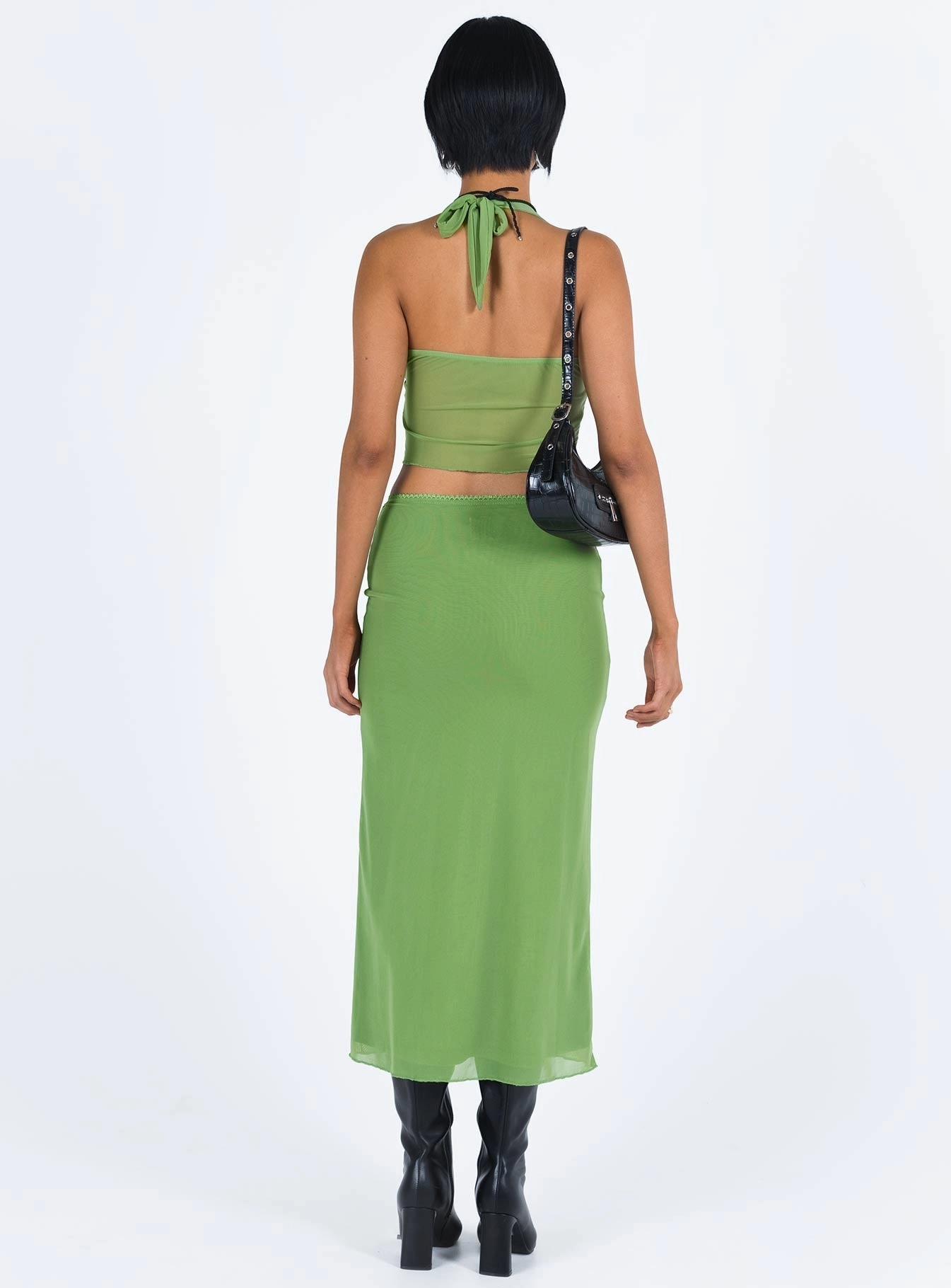 Tami Set Green Neat Finish Edgy Look