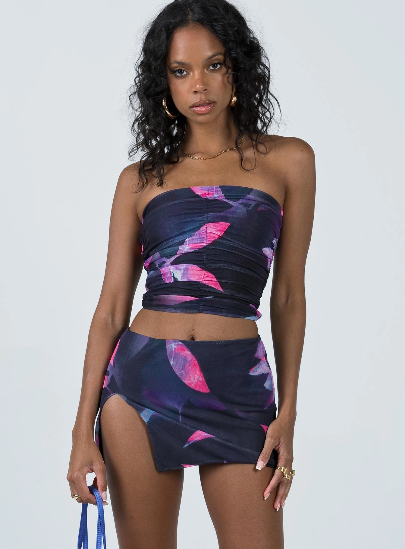 Timeless Touch Clean Fit Tammin Mini Skirt Multi
