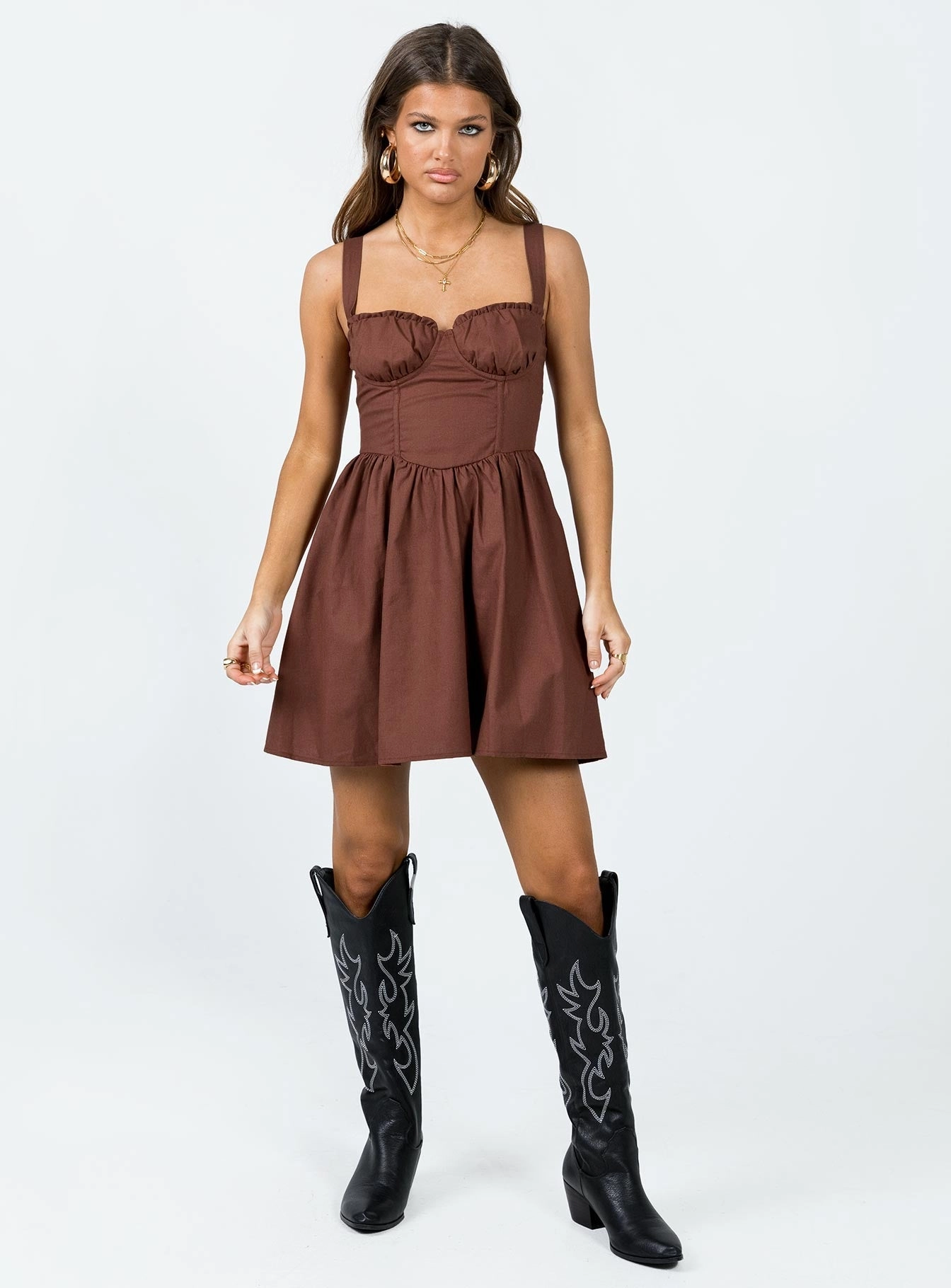 Day Ready Everyday Comfort Telka Mini Dress Brown