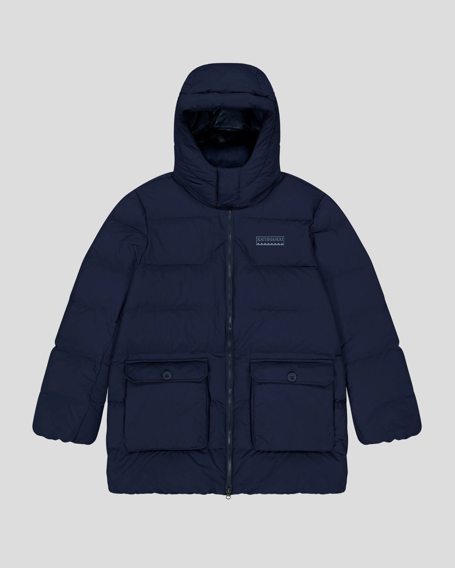 VentilatedPanels Men's Epiq Down Heritage Parka Jacket - Pure Navy
