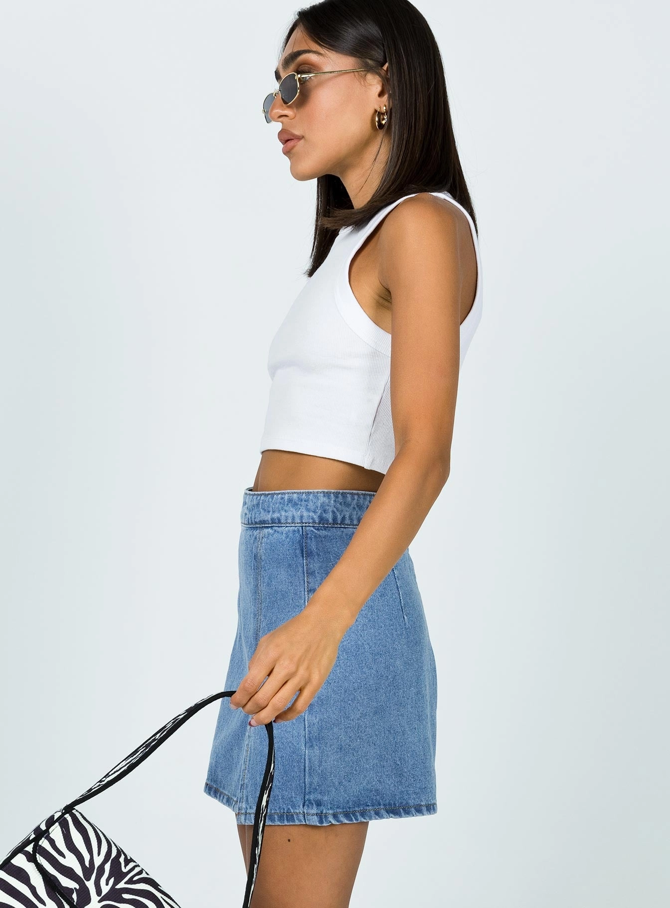 Corduroy texture The Lola Mini Skirt