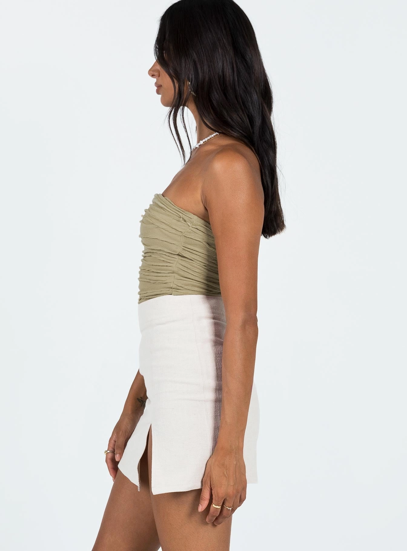 Winter Staple Travel Ready The Lola Mini Skirt Oatmeal