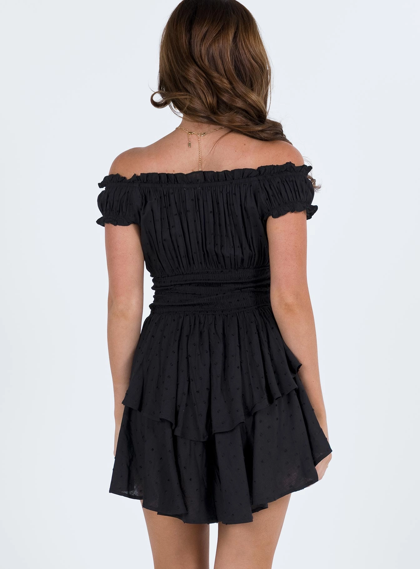 Coral Soft The Love Galore Playsuit Black Petite