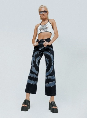 The Ragged Priest Beyond Denim Jeans Black Fashion Routine Riveted Stress Points