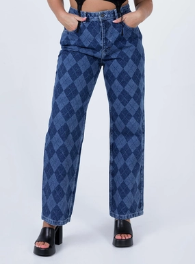 Night Out Neutral Textured Function Fit The Ragged Priest Detention Mid/Light Blue Jeans Denim