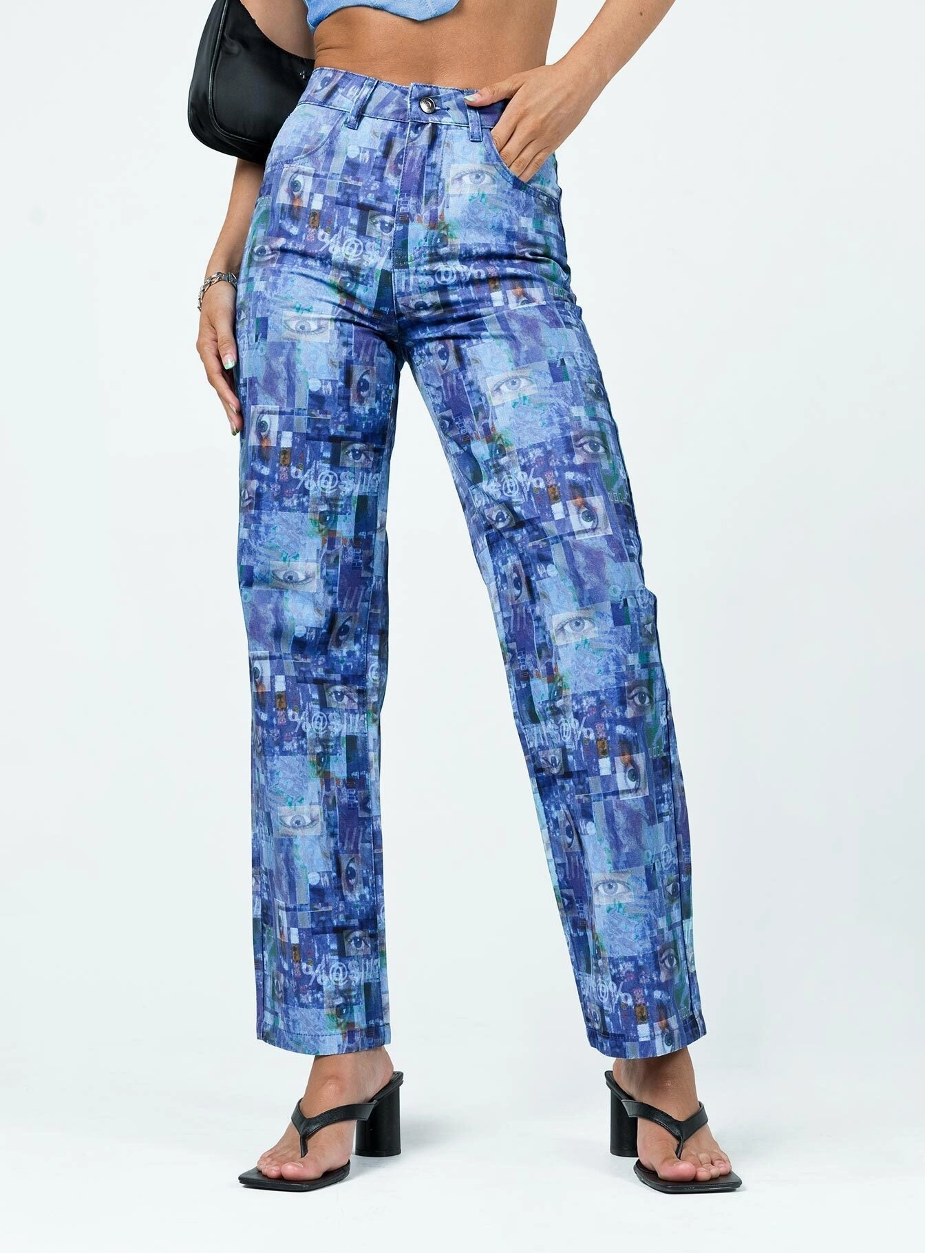 Ultra Soft Blend Fashionable Fit The Ragged Priest Info Flares Drill Blue