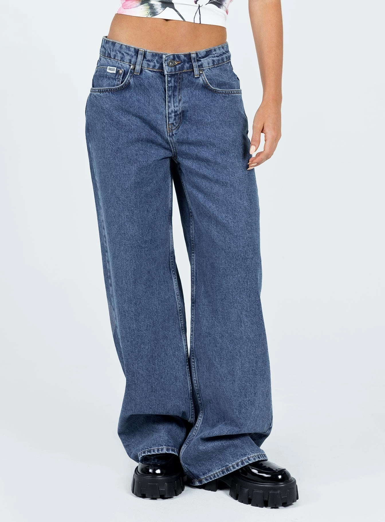 Sharp Comfort Daily Fashion The Ragged Priest Release Jean Blue