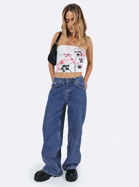 Comfortable fit Premium Cotton Blend The Ragged Priest Release Jean Blue