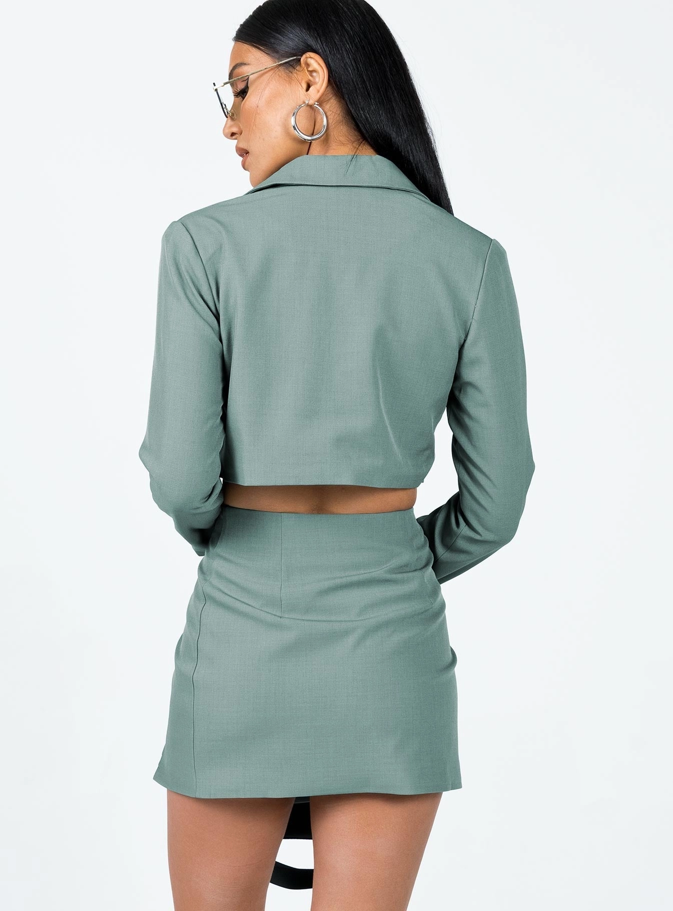 Soft Outfit The Reggie Mini Skirt Slate