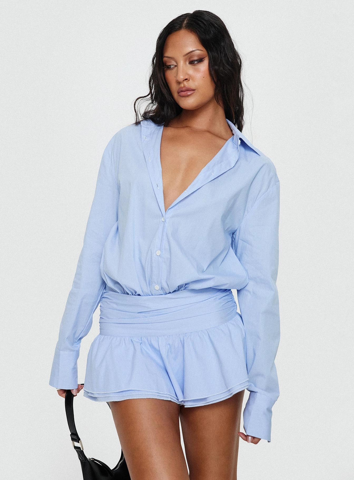 Flattering Design Wear Party outfit Girls Girls Girls Mini Dress Blue