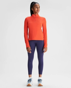 Women's Seeker Quarter Zip Top - Hut Orange Chill Vibe