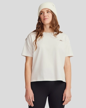 Cozy Wardrobe Women's 1987 Organic Cotton T-shirt - Shroom