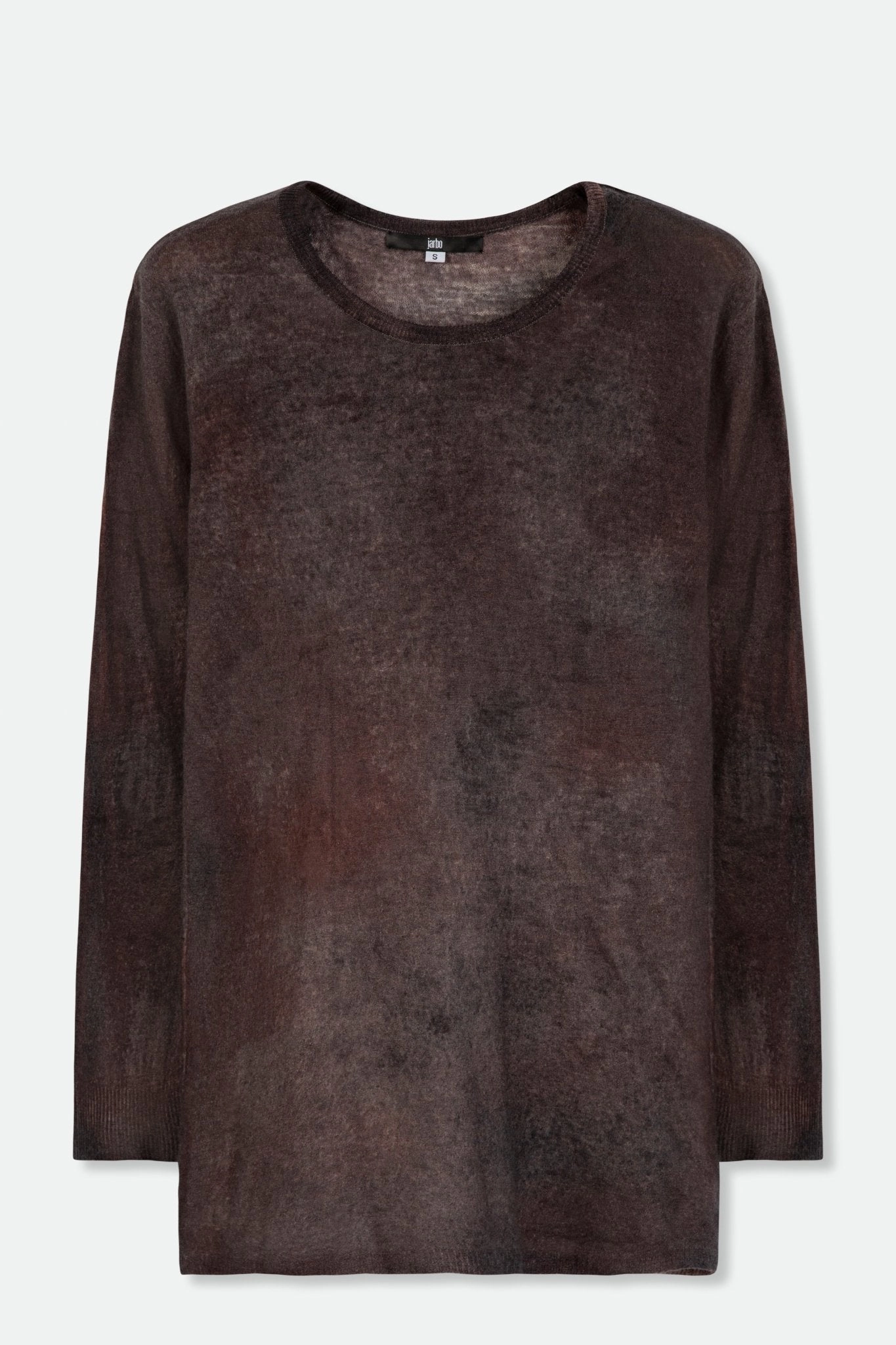BASILE CREW IN HAND-DYED LIGHTWEIGHT CASHMERE Seasonal Layering Soft Material