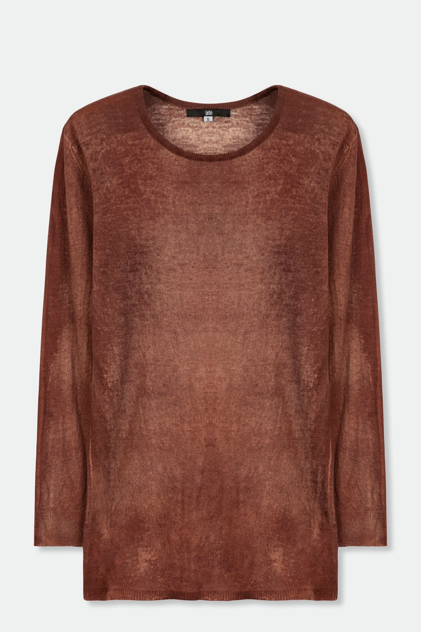 Perfect Fit Design Comfy Movement BASILE CREW IN HAND-DYED LIGHTWEIGHT CASHMERE