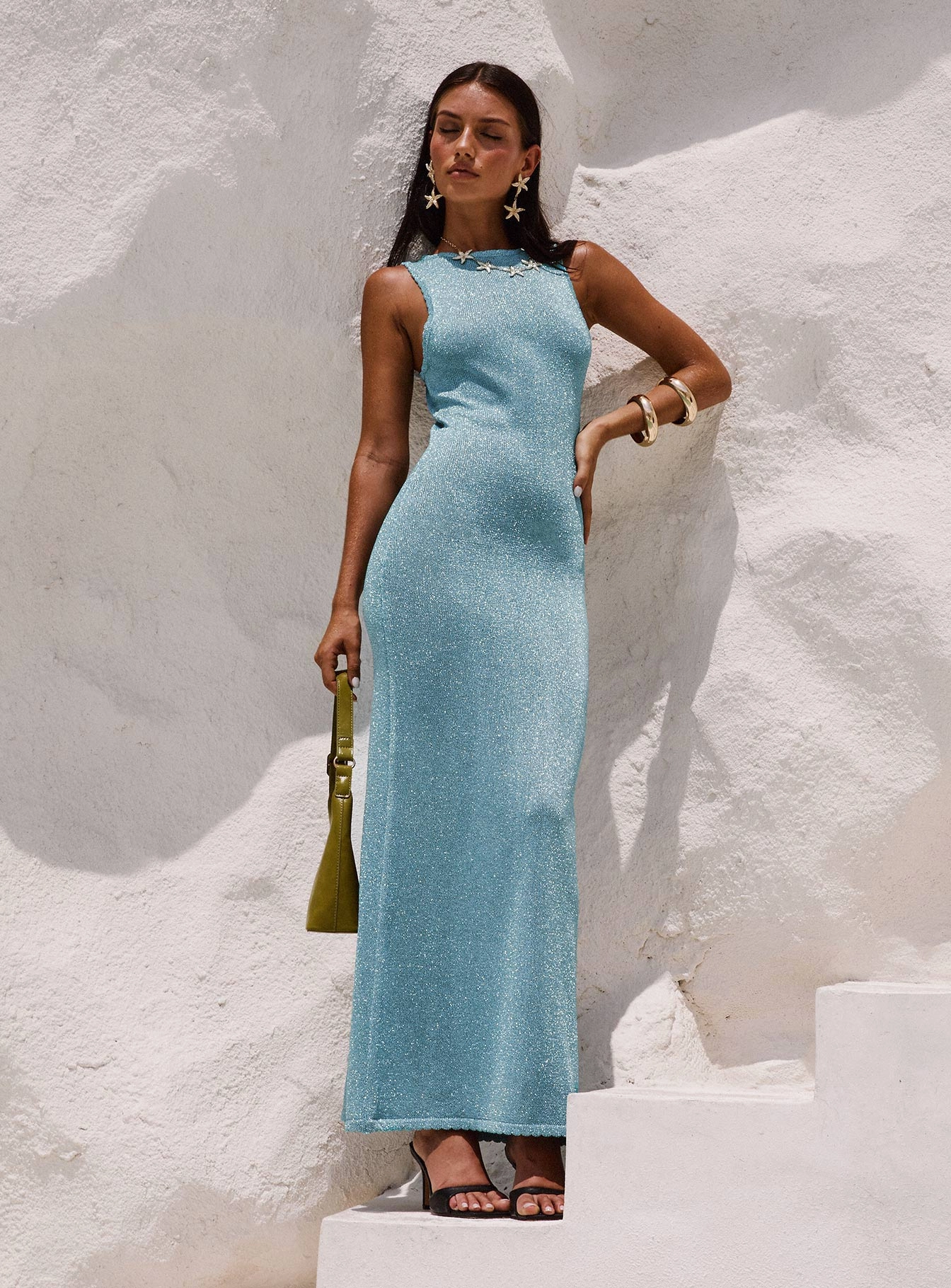 Tourista Maxi Dress Blue Mood Focused Urban Touch