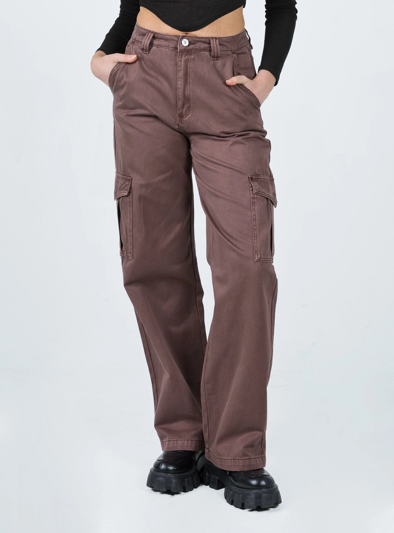 High Quality Classic Wear Earthy Quick Wash Abrand 94 High & Wide Cargo Cocoa