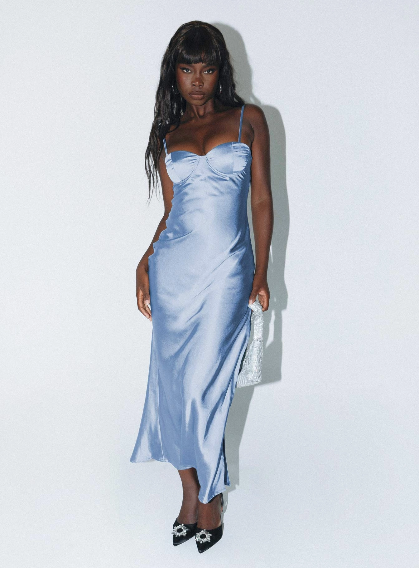 Creewood Maxi Dress Blue Low Key