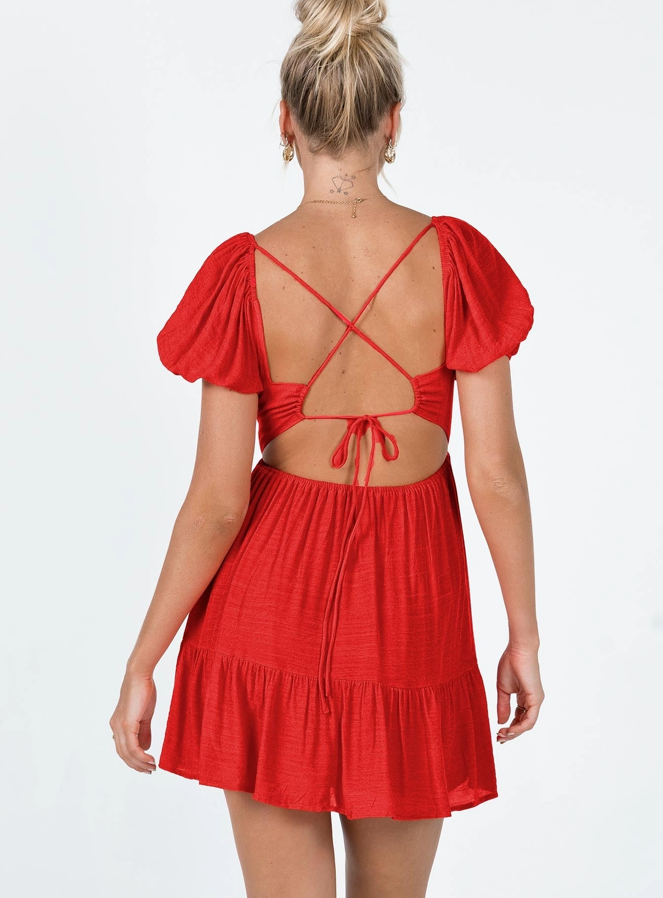 Feel Good Travel Fit Ethan Mini Dress Red